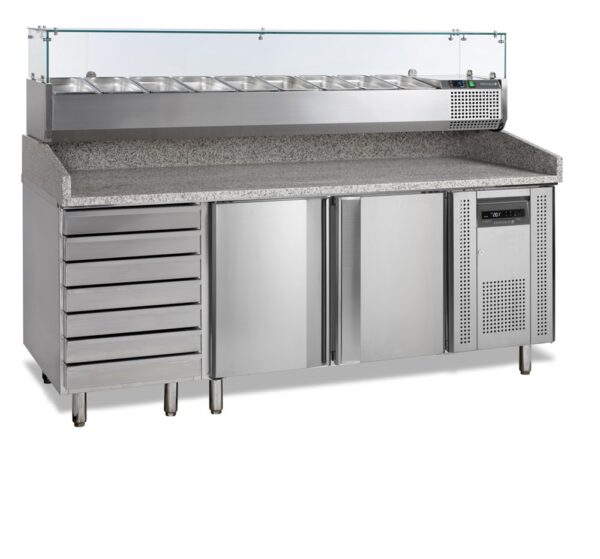 Pizza Table incl. Topping Unit - PT1310 + VK38-200