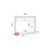 Coldroom Panels 120 mm - CR 180x150x220