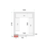 Coldroom Panels 120 mm - CR 180x210x220