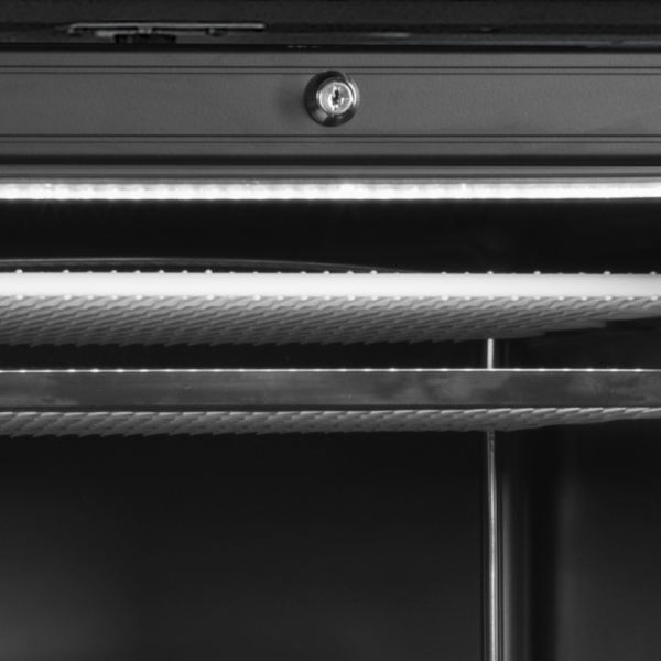 Display Freezer, Left Hinged - UFSC371G Black L/H - Image 3