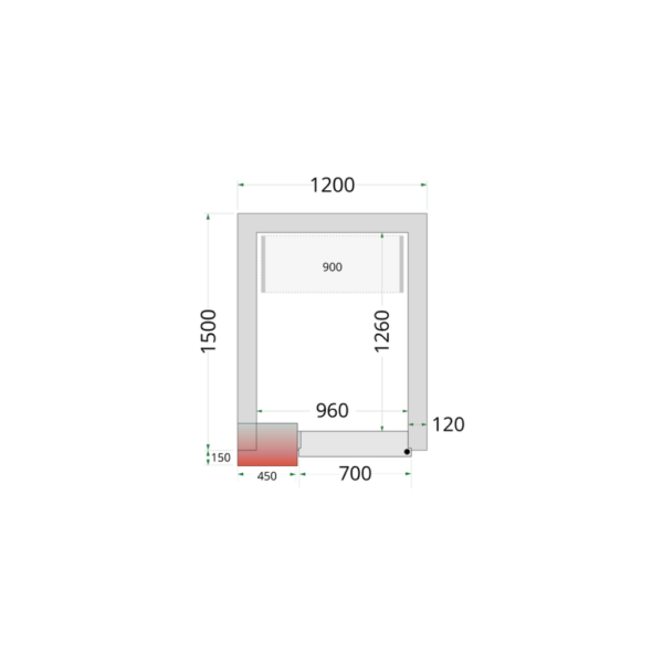 Coldroom Panels 120 mm - CR 120x150x220