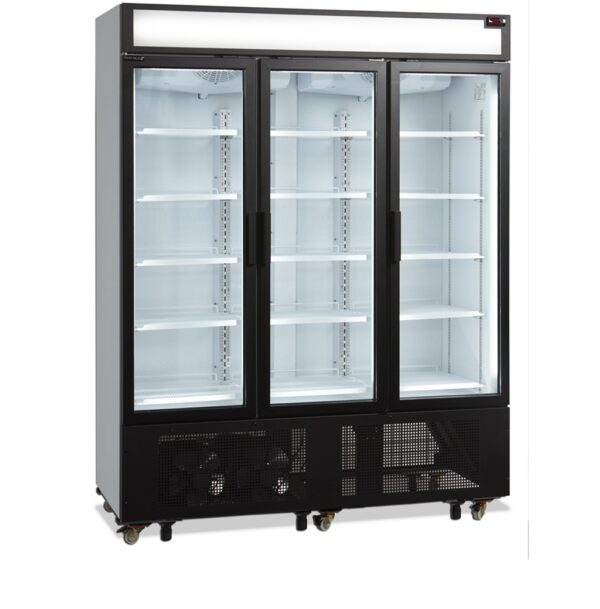3-door display cooler with canopy - FSC1600H