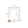 Cold Room Panels 80 mm - CR 180x210x220