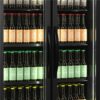 Black 2-door display cooler with canopy - FSC891H Black - Image 3