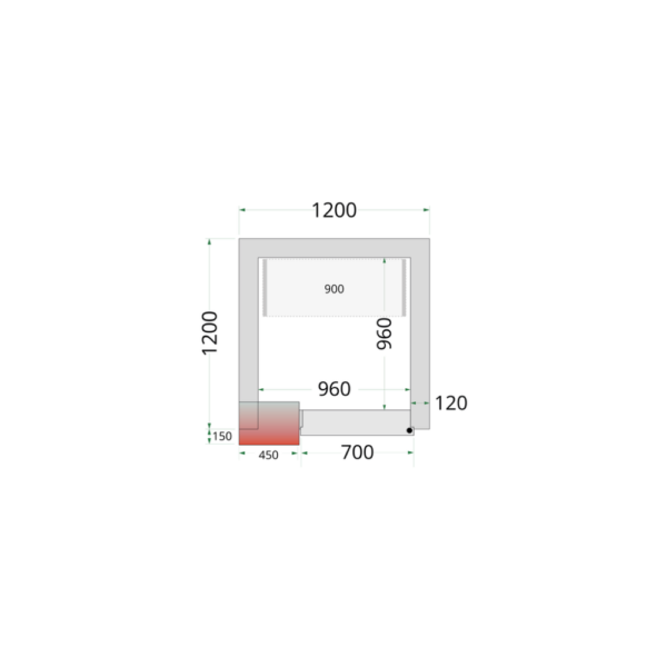 Coldroom Panels 120 mm - CR 120x120x220