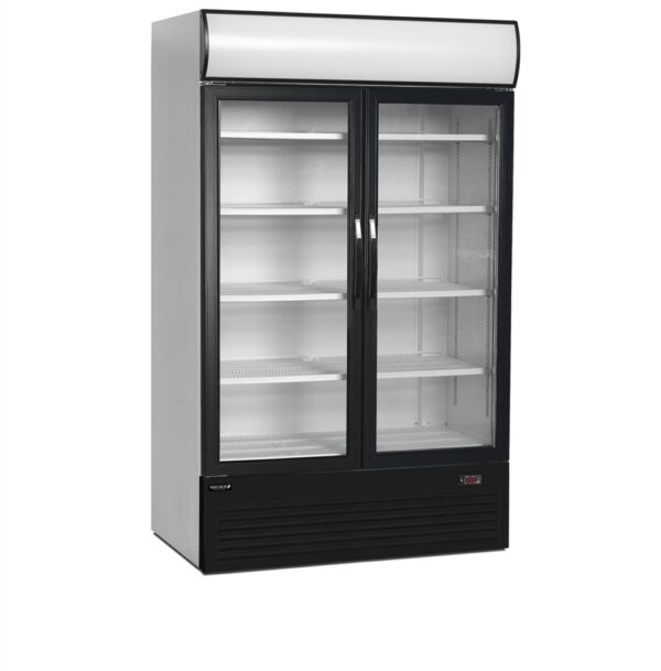 2-door display cooler with canopy - FSC1200H