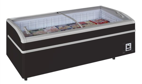 Black Supermarket Freezer - SHALLOW 200B-F