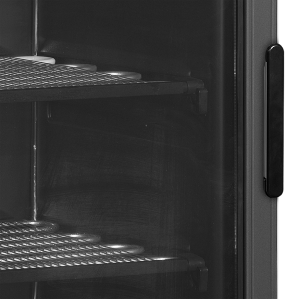 Display Freezer, Left Hinged - UFSC371G Black L/H - Image 2