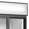 2-door display cooler with canopy - FSC891S - Image 2
