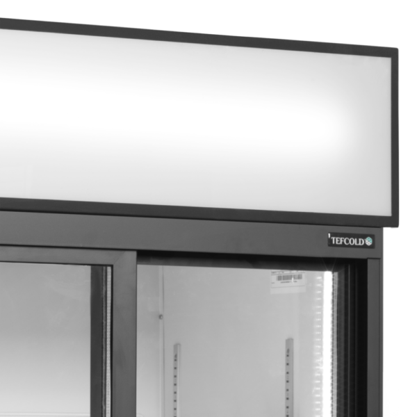 2-door display cooler with canopy - FSC891S - Image 2