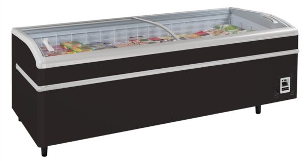 Black Supermarket Freezer - SHALLOW 250B-F