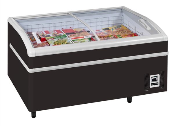 Black Supermarket Freezer - SHALLOW 150B-F