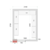 Coldroom Panels 120 mm - CR 210x270x220