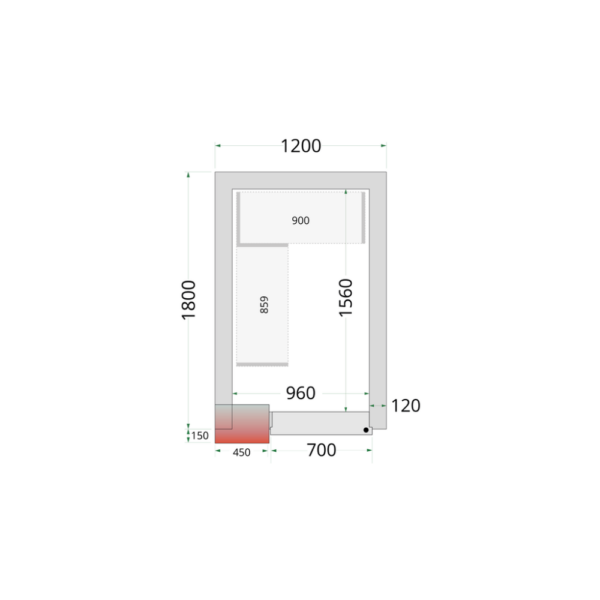 Coldroom Panels 120 mm - CR 120x180x220