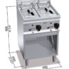 Fritüür Bertos 10+10 liitrit - Elekter - Image 2