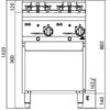 Fritüür Bertos 10+10 liitrit - Elekter - Image 3