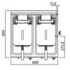 Fritüür Bertos 10+10 liitrit - Elekter - Image 4