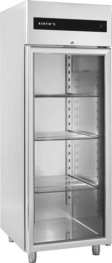 Külmkapp Bertos CAB700G, 465 l, plussjahutusega, klaasuksega