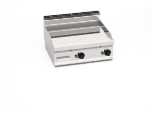 Gaasi-plaatgrill Bertos Macro 700, sile plaat, compound-plaat – 880 mm