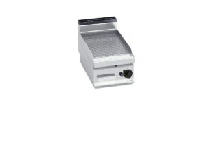 Gaasi-plaatgrill Bertos Macro 700, ribiline plaat – 470 mm