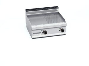 Elektriline plaatgrill Bertos Macro 700, sile/ribiline plaat – 880 mm