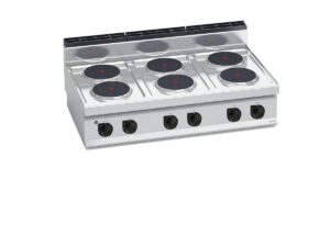 Elektripliit Bertos Macro 700, 6 plaadiga – 1290 mm