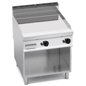 Gaasi-plaatgrill Bertos Maxima 900, sile plaat, compound-plaat – 860 mm