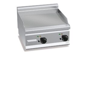 Elektriline plaatgrill Bertos Plus 600, ribiline plaat – 680 mm