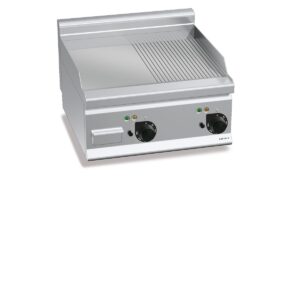Elektriline plaatgrill Bertos Plus 600, sile/ribiline plaat – 680 mm