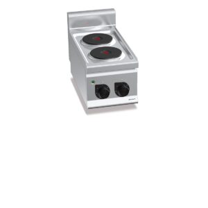 Elektripliit Bertos Plus 600, 2 plaadiga – 380 mm