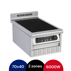 Kahetsooniline induktsioonmoodul Adventys SK2i 700 seeria 2 × 3000 W